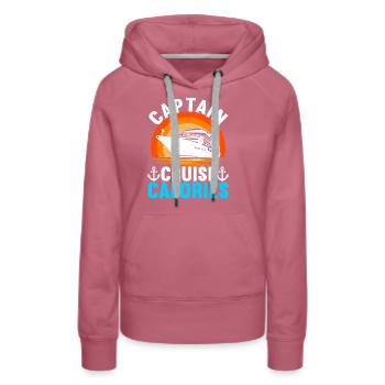 Kreuzfahrt Urlaub Kreuzfahrtschiff - Frauen Premium Bio Hoodie - Malve - Vorne - Isabella (175cm)