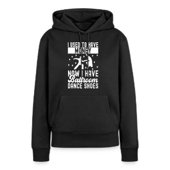 Danse de salon Danseuses de salon Danseuses de salon Danseuses de salon - Sweat à capuche Premium bio Femme - noir - Devant - Julia (174cm)