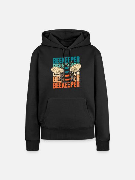 Imker Bienenzüchter - Frauen Premium Bio Hoodie - Schwarz