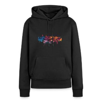 Neu-Ulm - Women’s Premium Organic Hoodie - black - Front - Julia (174cm)