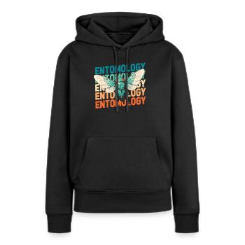 Entomologie Entomologe Insekt - Frauen Premium Bio Hoodie - Schwarz - Vorne - Julia (174cm)