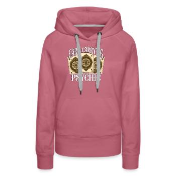 Tarot Reading Card Carrying Psychic Tarot Lover - Frauen Premium Bio Hoodie - Malve - Vorne - Isabella (175cm)