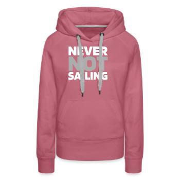 Segeln Segler Segelboot - Frauen Premium Bio Hoodie - Malve - Vorne - Isabella (175cm)