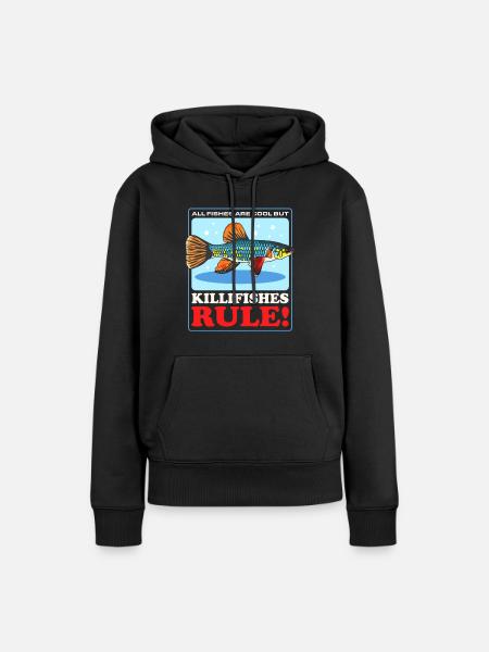 Killifish Eierlegende Zahnkarpfen Geschenk - Frauen Premium Bio Hoodie - Schwarz