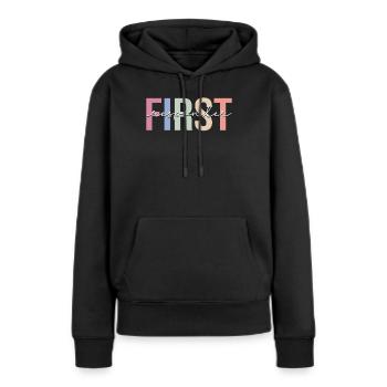 Ersthelfer EMS EMT Rettungssanitäter - Frauen Premium Bio Hoodie - Schwarz - Vorne - Julia (174cm)