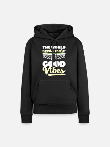 Vibraphon Vibraphonist - Frauen Premium Bio Hoodie - Schwarz