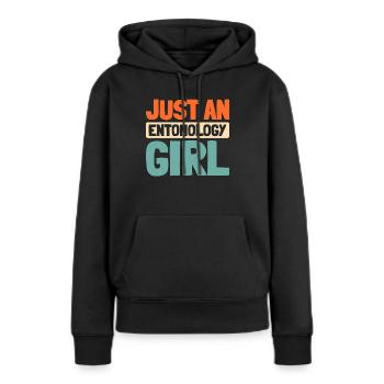 Entomologie Entomologe Insekt - Frauen Premium Bio Hoodie - Schwarz - Vorne - Julia (174cm)