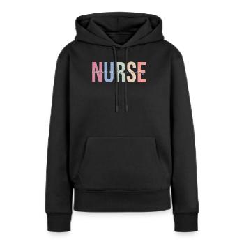 Labor und Entbindung Krankenschwester L & D Kranke - Frauen Premium Bio Hoodie - Schwarz - Vorne - Julia (174cm)