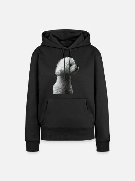 Bichon Frisé - Frauen Premium Bio Hoodie - Schwarz