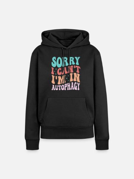 Intermittierendes Fasten Abnehmen - Frauen Premium Bio Hoodie - Schwarz