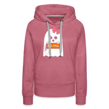 Costume d’Halloween Enfants BOO-TIFUL Drôle Halloween - Sweat à capuche Premium bio Femme - mauve - Devant - Isabella (175cm)