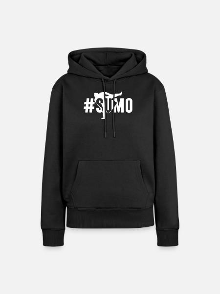 Sumo - #sumo - Sumo Arts Martiaux Japon Sumo Wrestl - Sweat à capuche Premium bio Femme - noir