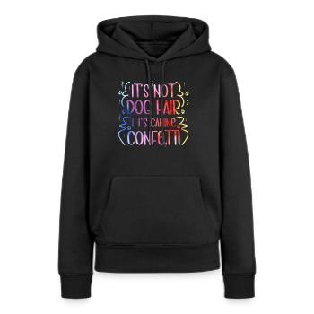 Hundegruamwelpen Haustier -Pflege -Job Salon - Frauen Premium Bio Hoodie - Schwarz - Vorne - Julia (174cm)