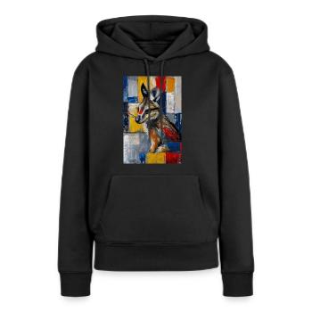Tranquilizer Bomber - Women’s Premium Organic Hoodie - black - Front - Julia (174cm)