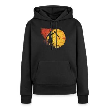 Arnis Eskrima Kali Fma - Frauen Premium Bio Hoodie - Schwarz - Vorne - Julia (174cm)