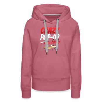 Motorhome accessories Pop-up camper - Women’s Premium Organic Hoodie - mauve - Front - Isabella (175cm)
