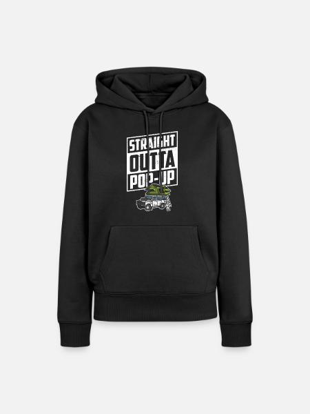 Wohnmobilzubehör Pop-up-camper - Frauen Premium Bio Hoodie - Schwarz