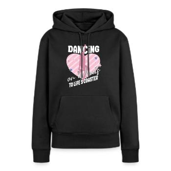 Roller Skating Skate Dancing on Wheels Gifts - Women’s Premium Organic Hoodie - black - Front - Julia (174cm)