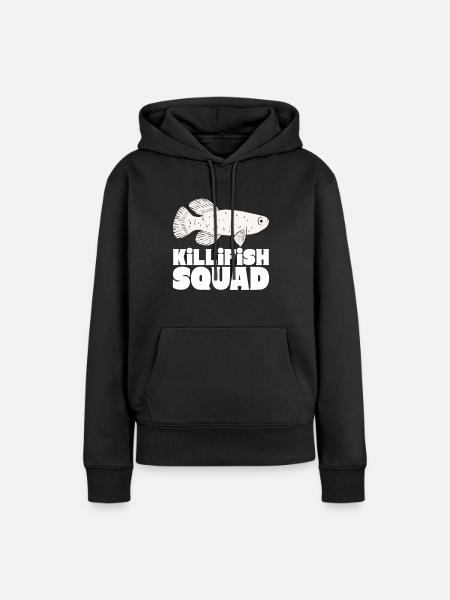 Killifisch Aquarium Fischliebhaber - Frauen Premium Bio Hoodie - Schwarz