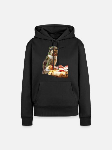 Kolibri - Frauen Premium Bio Hoodie - Schwarz