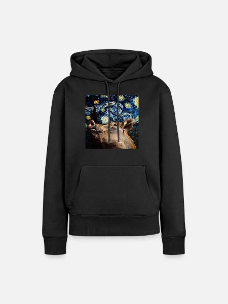 Warzenschwein - Frauen Premium Bio Hoodie - Schwarz