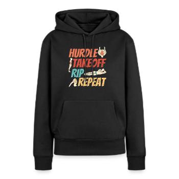 Wassersport Sprungbrett Taucher - Frauen Premium Bio Hoodie - Schwarz - Vorne - Julia (174cm)
