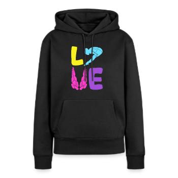 Wassersport Sprungbrett Taucher - Frauen Premium Bio Hoodie - Schwarz - Vorne - Julia (174cm)