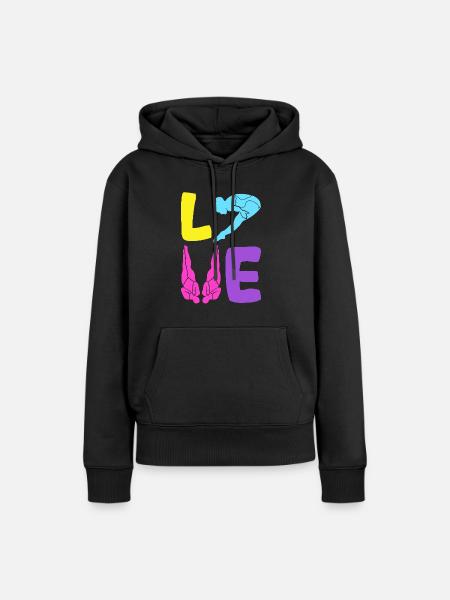 Wassersport Sprungbrett Taucher - Frauen Premium Bio Hoodie - Schwarz
