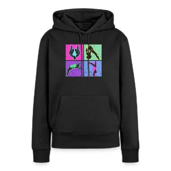 Wassersport Sprungbrett Taucher - Frauen Premium Bio Hoodie - Schwarz - Vorne - Julia (174cm)