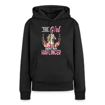 Horse Riding Outfit for Women Equestrian Horse - Women’s Premium Organic Hoodie - black - Front - Julia (174cm)
