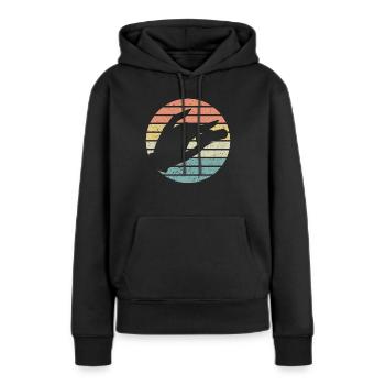 Ich Spiele Pedal-steel-gitarre, Was Ist Deine - Frauen Premium Bio Hoodie - Schwarz - Vorne - Julia (174cm)