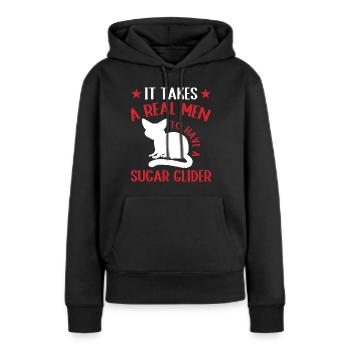 Sugar glider - Women’s Premium Organic Hoodie - black - Front - Julia (174cm)