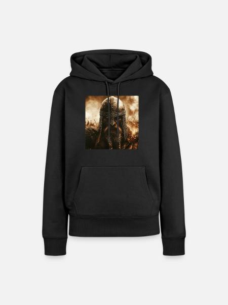 Wikinger - Frauen Premium Bio Hoodie - Schwarz
