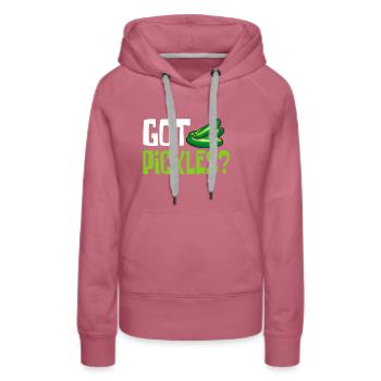 Gewürzgurke Essiggurke - Frauen Premium Bio Hoodie - Malve - Vorne - Isabella (175cm)