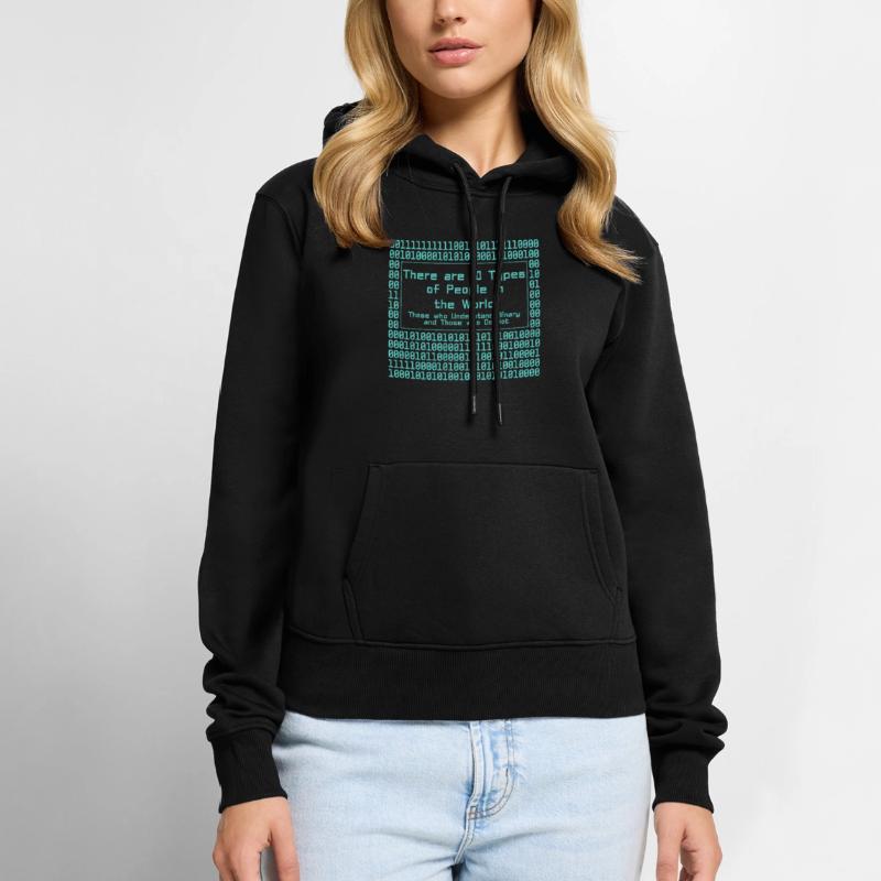 Programmierer Computercodierungssoftwareentwickler Frauen Premium Bio Hoodie