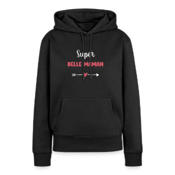 Super schöne Mutter Herz schöne Mutter - Frauen Premium Bio Hoodie - Schwarz - Vorne - Julia (174cm)