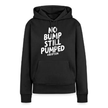 Keine Beule Immer noch Welpe Adoption Familie Lustiger Gotcha - Frauen Premium Bio Hoodie - Schwarz - Vorne - Julia (174cm)