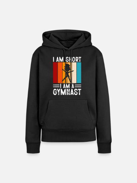 Gymnastik - Frauen Premium Bio Hoodie - Schwarz