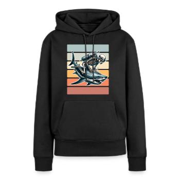Tauchen Taucher - Frauen Premium Bio Hoodie - Schwarz - Vorne - Julia (174cm)