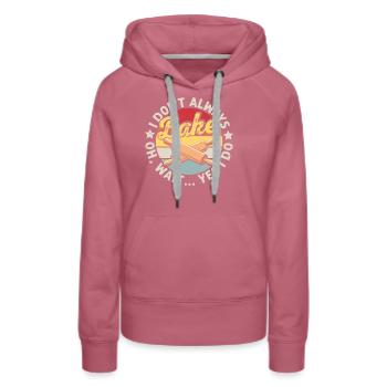 Bake - Women’s Premium Organic Hoodie - mauve - Front - Isabella (175cm)