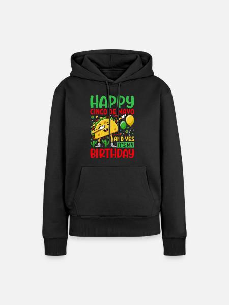 Cinco De Mayo - Frauen Premium Bio Hoodie - Schwarz