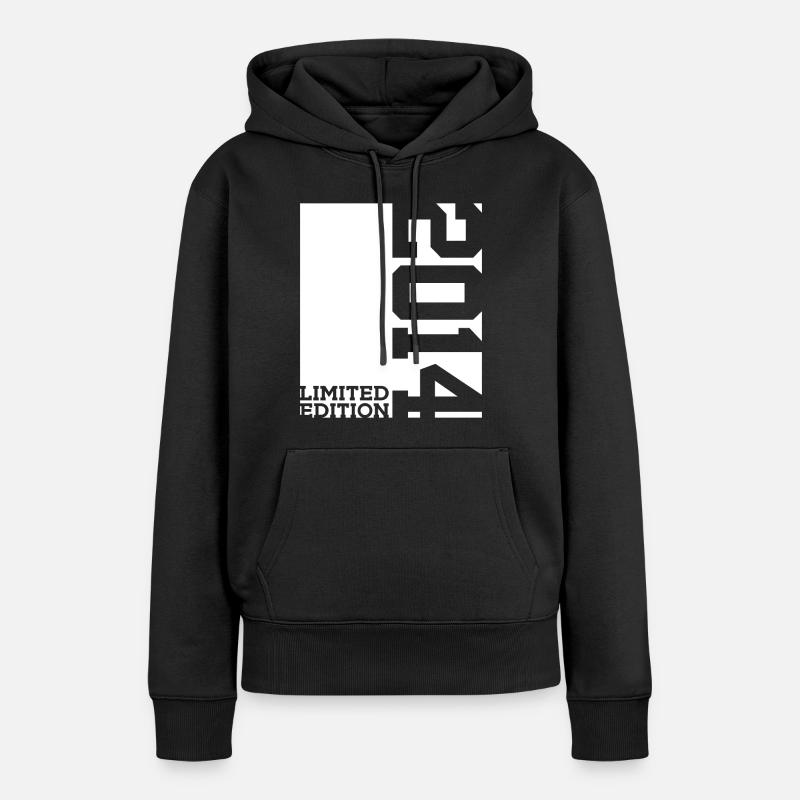 12E ANNIVERSAIRE ÉDITION LIMITÉE 2014 - Sweat à capuche Premium bio Femme - noir
