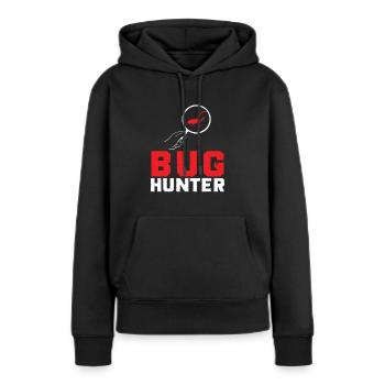 Bug Hunter Funny Entomologe Bug Species - Frauen Premium Bio Hoodie - Schwarz - Vorne - Julia (174cm)
