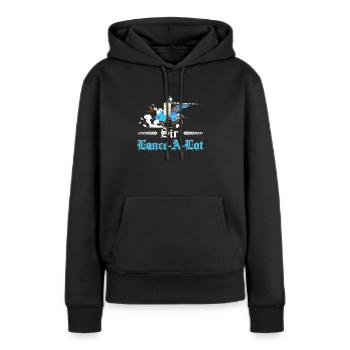Sir Lance-A-Lot Lustiges Ritterspiel Lance Buhurt - Frauen Premium Bio Hoodie - Schwarz - Vorne - Julia (174cm)