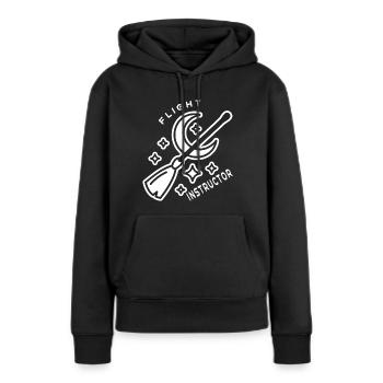 Halloween Witch Flight Instructor - Women’s Premium Organic Hoodie - black - Front - Julia (174cm)