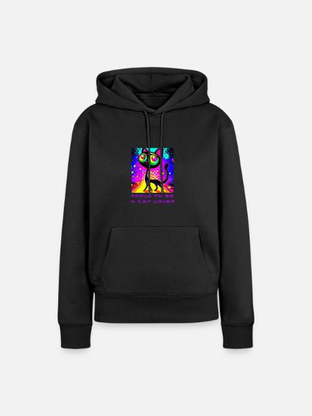 Cat love in every fiber: Find out now! - Women’s Premium Organic Hoodie - black