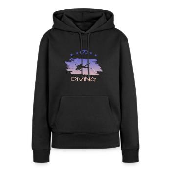 Scuba Diving - Frauen Premium Bio Hoodie - Schwarz - Vorne - Julia (174cm)