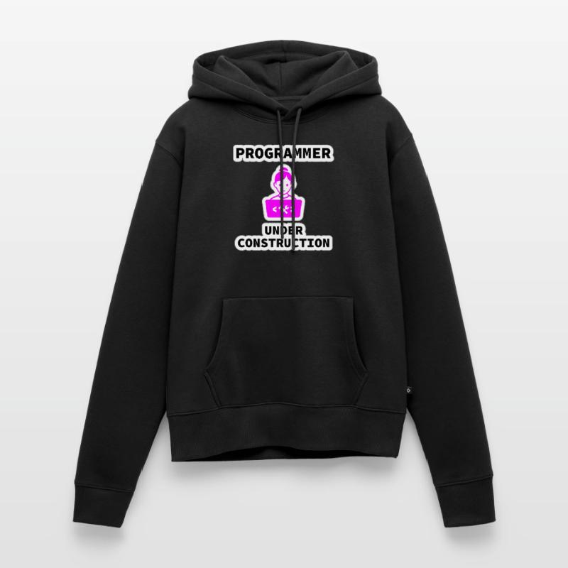 Girl Programmer Under Construction, Programming Women’s Premium Organic Hoodie