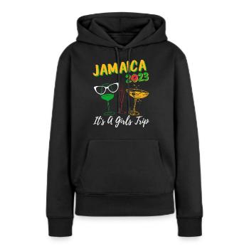 Jamaica 2023 It's A Girls Trip Bachelorette Party - Frauen Premium Bio Hoodie - Schwarz - Vorne - Julia (174cm)