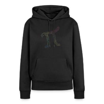 Ziffern von Pi im Quellcode Zahlen Pi Day 3.14159 - Frauen Premium Bio Hoodie - Schwarz - Vorne - Julia (174cm)